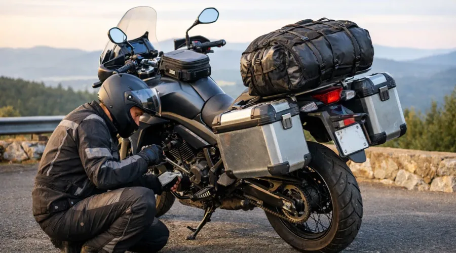 Checklist manutenzione pre-viaggio: come preparare la moto prima di partire