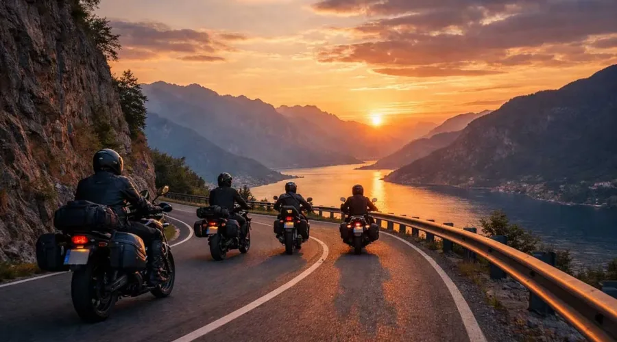 Viaggiare in moto in gruppo: pro e contro di un’esperienza su due ruote