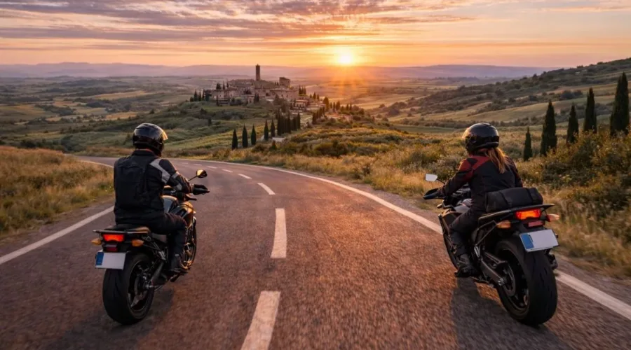 Itinerari moto in Toscana: le strade più belle tra colline, borghi e curve panoramiche