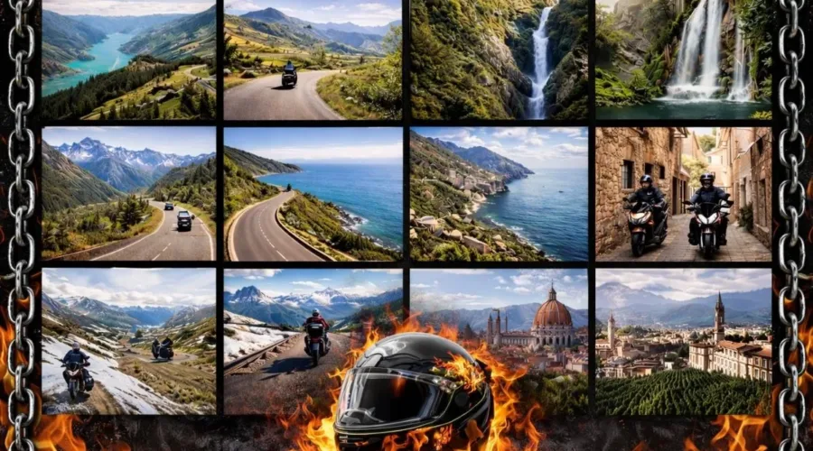 I migliori weekend moto primavera: 12 itinerari perfetti (con mappa)