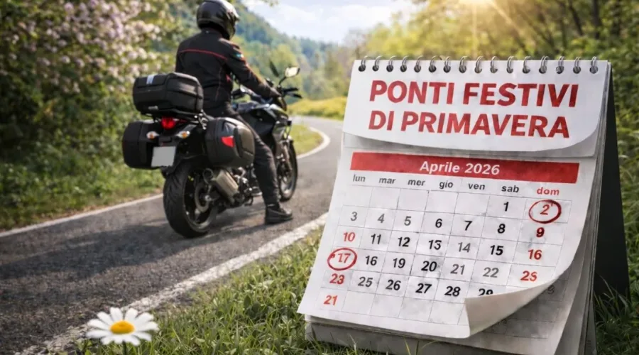 Ponti di primavera 2026: idee viaggio in moto