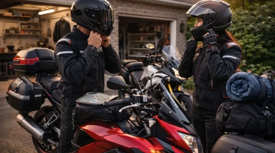Viaggiare in moto in coppia: consigli per la primavera