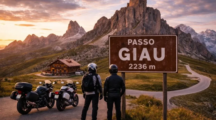 Passo Giau in moto: itinerario completo tra le Dolomiti