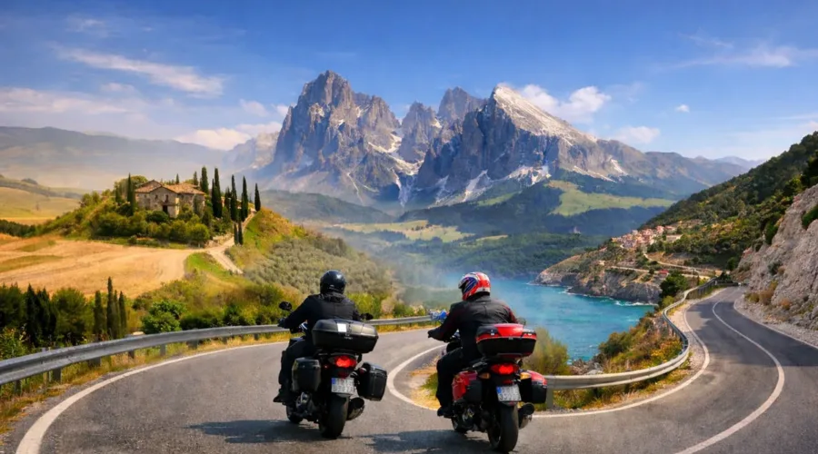 Le regioni italiane più belle da visitare in moto