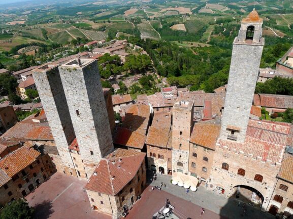 Itinerario moto San Gimignano