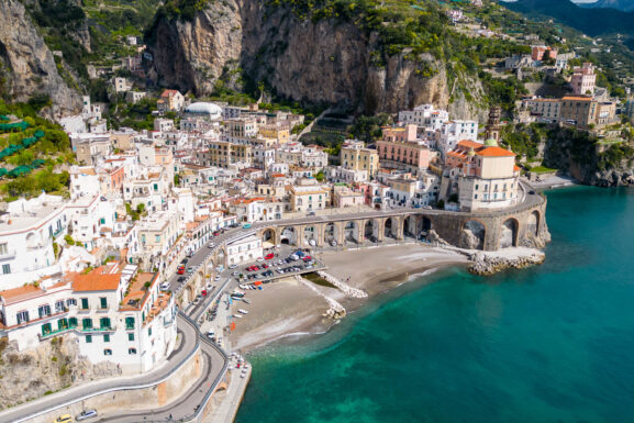 Amalfi in moto